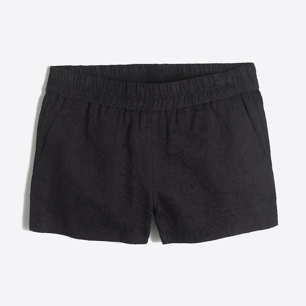 J.Crew 3" floral jacquard boardwalk pull-on short